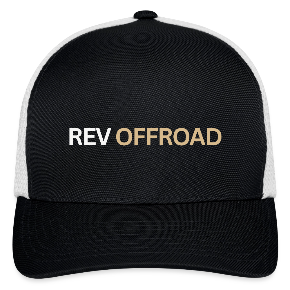Flexfit Fitted Baseball Cap - black/white