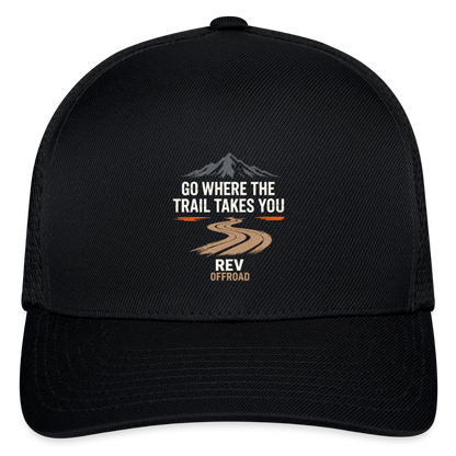 Flexfit Fitted Baseball Cap - black