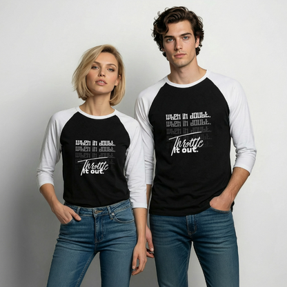 Baseball T-Shirt - black/white