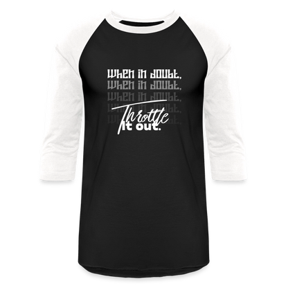 Baseball T-Shirt - black/white