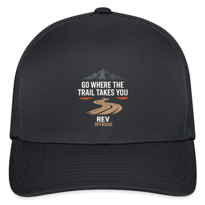 Flexfit Fitted Baseball Cap - charcoal