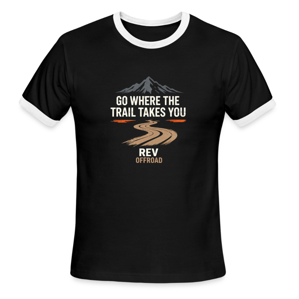 Men's Ringer T-Shirt - black/white