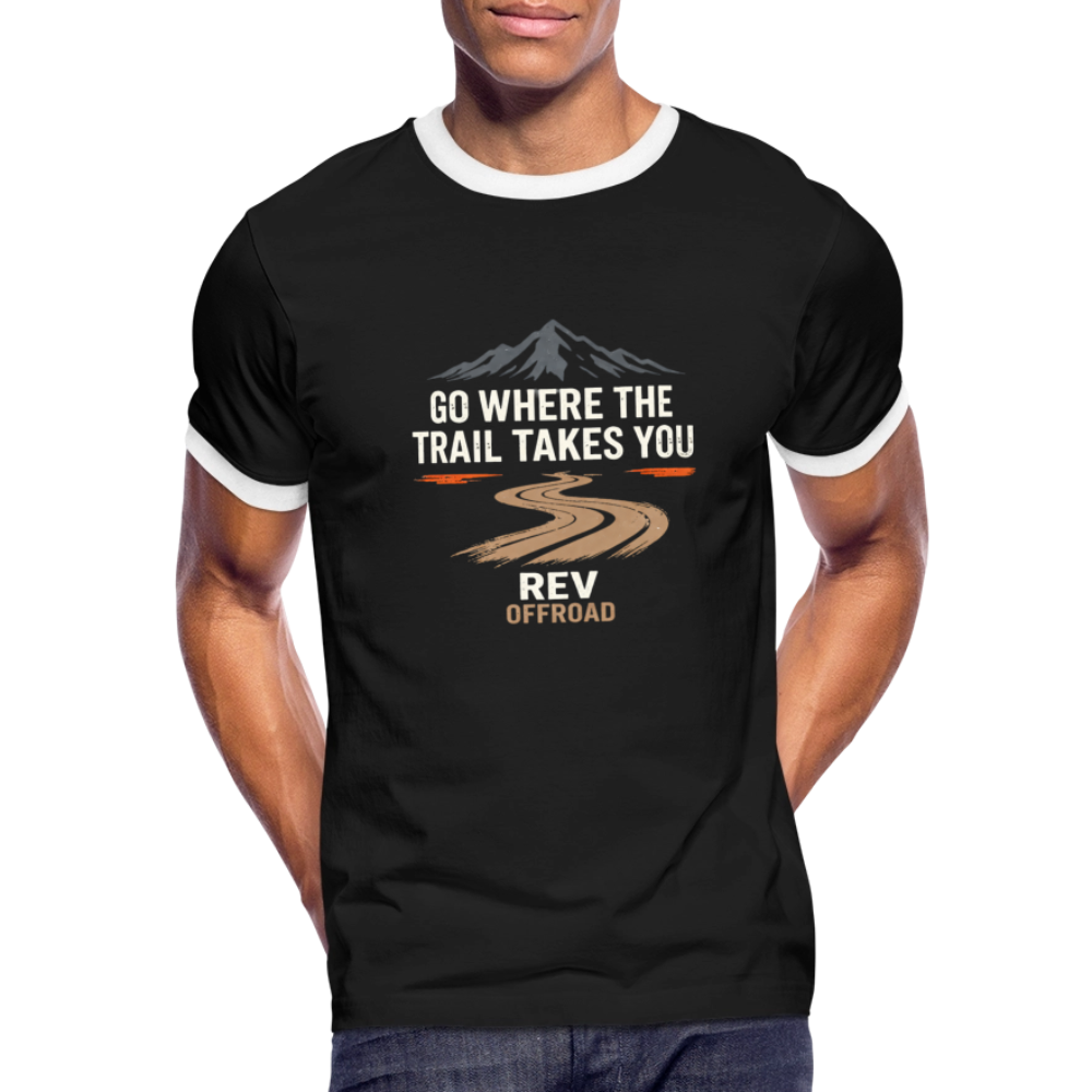 Men's Ringer T-Shirt - black/white