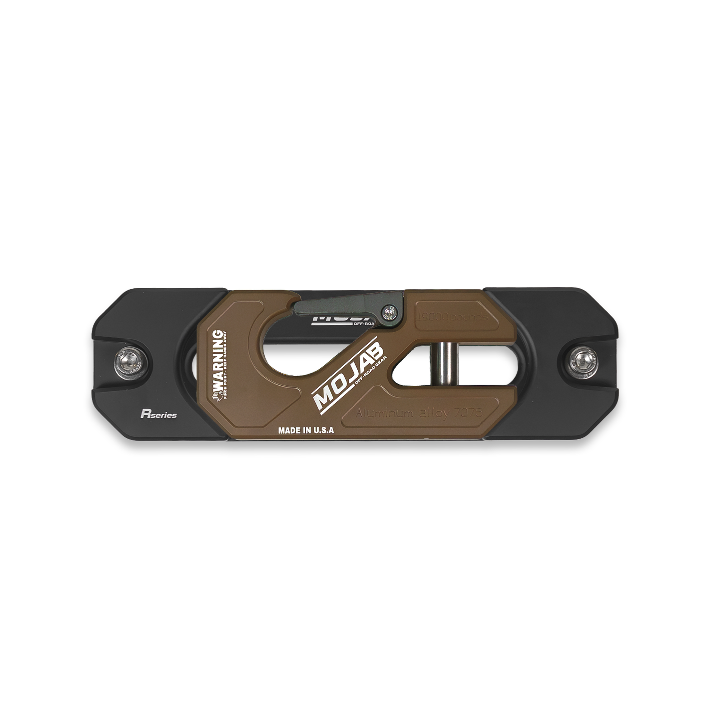 Aluminum Recessed Winch Shackle with Fairlead Kit.(LIFE TIME WARRANTY*)
